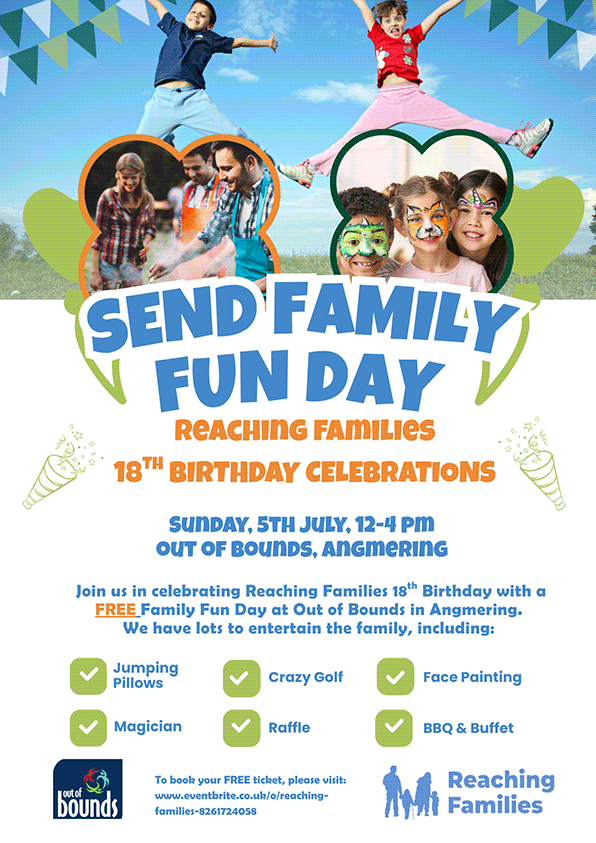 SEND Family Fun Day Poster - Sunday 5th July