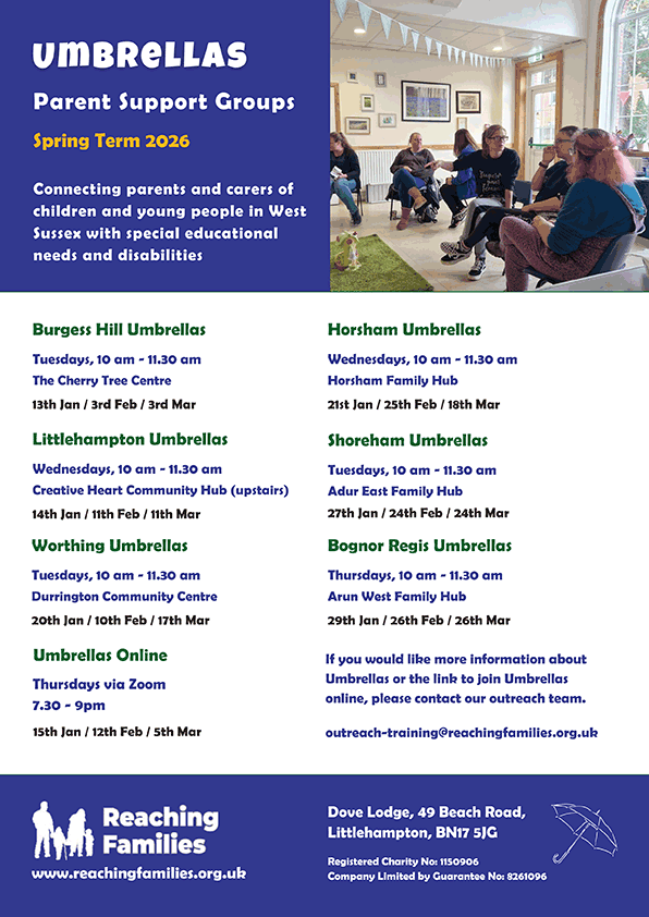 Latest Umbrellas flyer - open full size in new tab