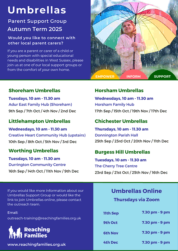 Latest Umbrellas flyer - open full size in new tab