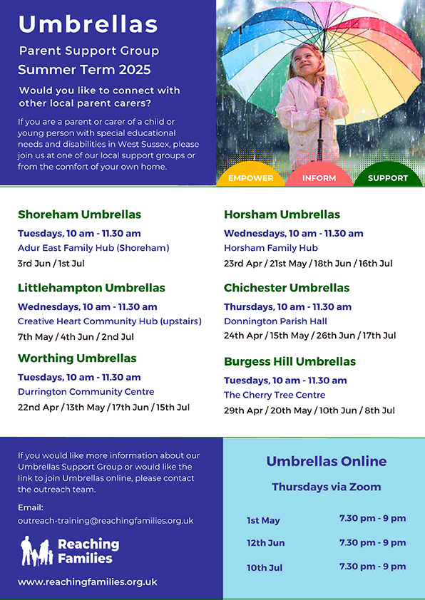 Latest Umbrellas flyer - open full size in new tab
