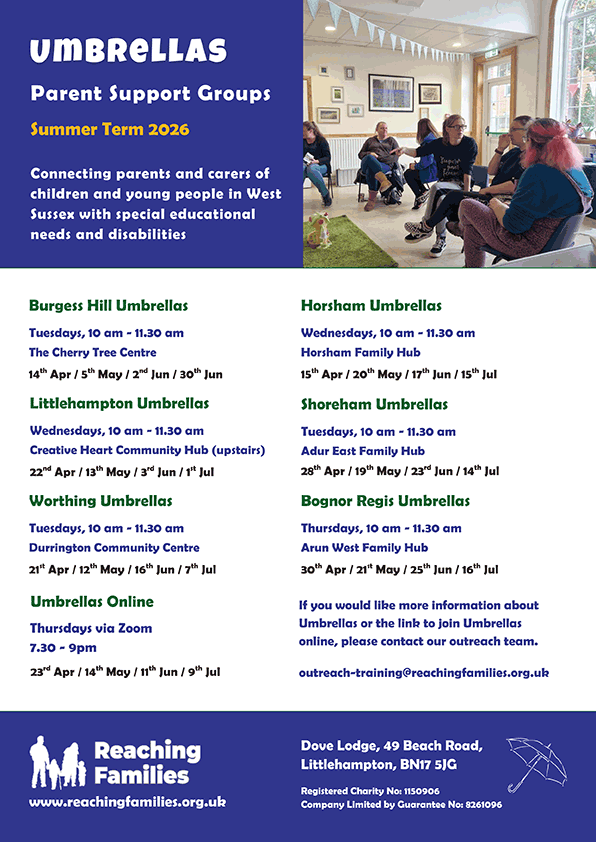 Latest Umbrellas flyer - open full size in new tab